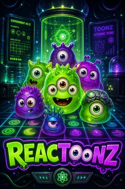 Reactoonz slot at Baji Live